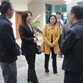 團中央國際聯(lián)絡(luò )部董霞部長(cháng)蒞臨公司檢查指導
